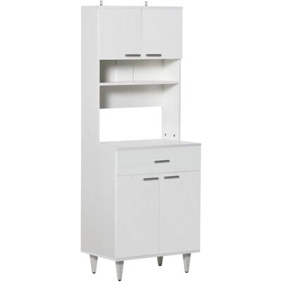 Madia Classica Bianca HOMCOM - 60x40x160cm Madia Classica Bianca HOMCOM - 60x40x160cm
