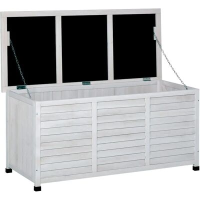 Panca da giardino Outsunny - Legno di abete resistente all'acqua - 127x56x60cm Panca da giardino Outsunny - Legno di abete resistente all'acqua - 127x56x60cm