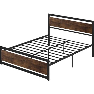 Struttura Letto HOMCOM 167x208x103cm - Stile Industriale Struttura Letto HOMCOM 167x208x103cm - Stile Industriale