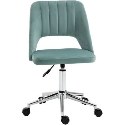 Sedia da Ufficio Vinsetto - Ergonomica, Regolabile, Verde Velluto Sedia da Ufficio Vinsetto - Ergonomica, Regolabile, Verde Velluto