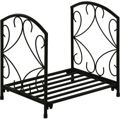 Rastrelliera per Legna Outsunny - Compatta, Interno/Esterno - 50kg Capienza Rastrelliera per Legna Outsunny - Compatta, Interno/Esterno - 50kg Capienza