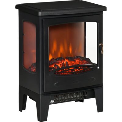 HOMCOM Elektrischer Kamin mit 3-seitigem transparentem Design - 20-25m² HOMCOM Elektrischer Kamin mit 3-seitigem transparentem Design - 20-25m²