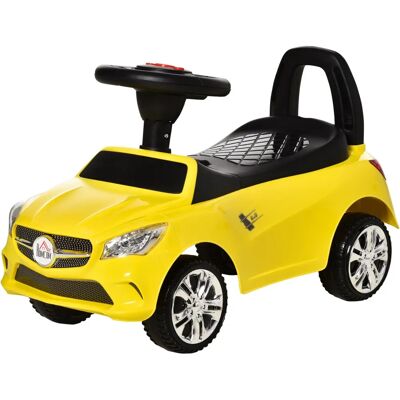 Homcom Macchina Cavalcabile per Bambini 18-36 Mesi Giallo - Macchina Cavalcabile Homcom Macchina Cavalcabile per Bambini 18-36 Mesi Giallo - Macchina Cavalcabile