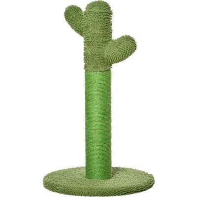 Albero per Gatti PawHut - Verde, Cactus, Sisal, 40x40x65cm Albero per Gatti PawHut - Verde, Cactus, Sisal, 40x40x65cm