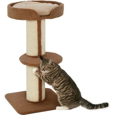 PawHut - Tiragraffi ad Albero per Gatti - Marrone - Cat Scratcher Tree PawHut - Tiragraffi ad Albero per Gatti - Marrone - Cat Scratcher Tree