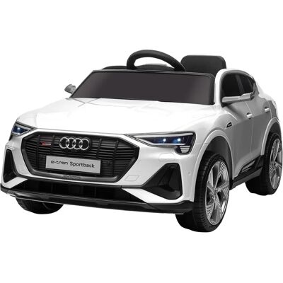 HOMCOM - Auto 12V per Bambini - Bianco - Auto elettrico HOMCOM - Auto 12V per Bambini - Bianco - Auto elettrico