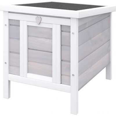 Gabbia per Conigli PawHut - 42x51x43cm - Casetta in Legno Resistente Gabbia per Conigli PawHut - 42x51x43cm - Casetta in Legno Resistente