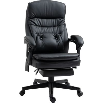 Sedia da Ufficio Ergonomica con Massaggio Vinsetto - Nero Sedia da Ufficio Ergonomica con Massaggio Vinsetto - Nero