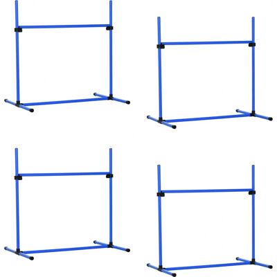 PawHut - Set 4 Ostacoli - Blu - 99x71x95cm - Ostacoli agility cani PawHut - Set 4 Ostacoli - Blu - 99x71x95cm - Ostacoli agility cani