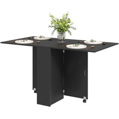 Homcom Tavolo Pieghevole in Legno - Versatile per 4-6 Persone, 75x140cm Homcom Tavolo Pieghevole in Legno - Versatile per 4-6 Persone, 75x140cm