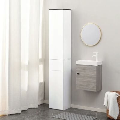 Kleankin Badezimmer Schrank mit verstellbarem Regal - Badezimmer Typ Kleankin Badezimmer Schrank mit verstellbarem Regal - Badezimmer Typ