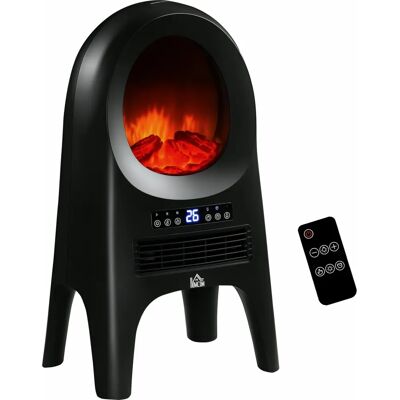 HOMCOM Riscaldatore d'Ambiente - 3 Modalità, 3 Temp, 33.7x25.5x60.4 cm, Nero HOMCOM Riscaldatore d'Ambiente - 3 Modalità, 3 Temp, 33.7x25.5x60.4 cm, Nero