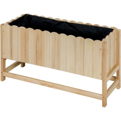 Jardin Vertical en Bois Outsunny - Bac à Plantes pour Petits Espaces - Publicité Jardin Vertical en Bois Outsunny - Bac à Plantes pour Petits Espaces - Publicité