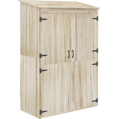 Outsunny - Casetta da Giardino in Legno di Abete - 120x57x183cm - Casetta da giardino Outsunny - Casetta da Giardino in Legno di Abete - 120x57x183cm - Casetta da giardino