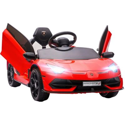 Homcom Auto elettrico Lamborghini 12V per bambini - Rosso Homcom Auto elettrico Lamborghini 12V per bambini - Rosso