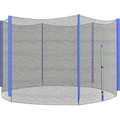 Sportnow - 6-Post Net - Ø305x180 - Nero-Azzurro - Rete trampolino Sportnow - 6-Post Net - Ø305x180 - Nero-Azzurro - Rete trampolino