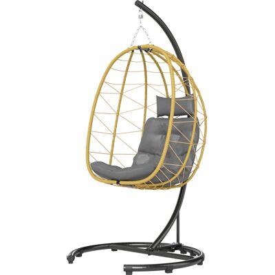Outsunny Stahl & Rattan Hängesessel - Für Außenbereich Outsunny Stahl & Rattan Hängesessel - Für Außenbereich