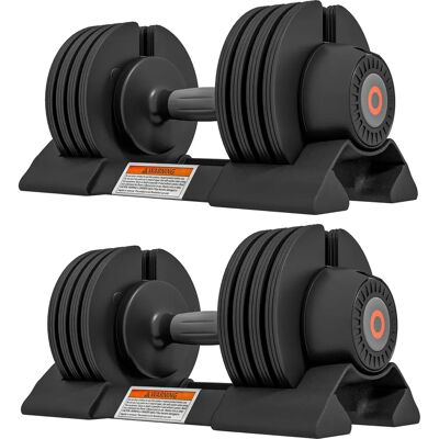 Aosom Sportnow Kit de Poids Réglables - Équipement de Fitness - Publicité Aosom Sportnow Kit de Poids Réglables - Équipement de Fitness - Publicité