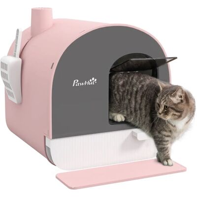 Pawhut Lettiera per Gatti - Privacy, Vassoio Rimovibile, Filtro, 43x44x47cm Pawhut Lettiera per Gatti - Privacy, Vassoio Rimovibile, Filtro, 43x44x47cm