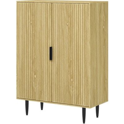Armoire à Chaussures HOMCOM - Étagères Réglables - Design Moderne - Publicité Armoire à Chaussures HOMCOM - Étagères Réglables - Design Moderne - Publicité
