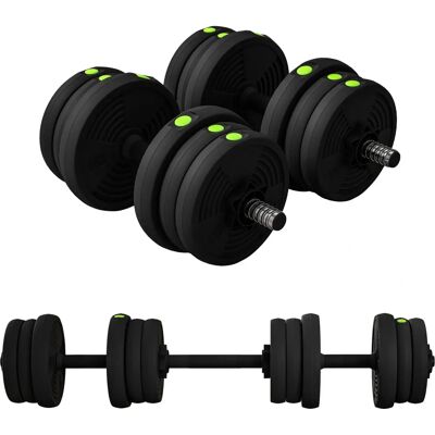 SPORTNOW - 2in1 Convertible - 20 kg totali - Dumbbell Set SPORTNOW - 2in1 Convertible - 20 kg totali - Dumbbell Set