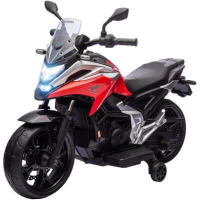 Moto Elettrica per Bambini AIYAPLAY - Licenza Honda, Luci, Musica - 3-6 Anni, Rosso Moto Elettrica per Bambini AIYAPLAY - Licenza Honda, Luci, Musica - 3-6 Anni, Rosso