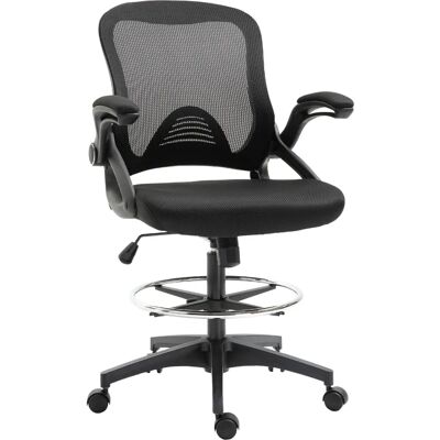 Vinsetto - Vinsetto Sedia Ufficio Traspirante Altezza Regolabile - 64x60x106-126 cm - Nera - Chair Vinsetto - Vinsetto Sedia Ufficio Traspirante Altezza Regolabile - 64x60x106-126 cm - Nera - Chair
