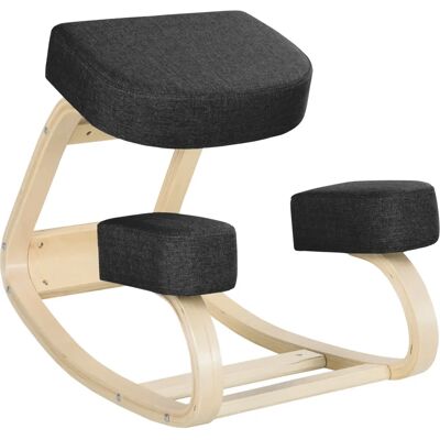 Vinsetto - Kneeling Chair - Nero - Betulla - Sedia Vinsetto - Kneeling Chair - Nero - Betulla - Sedia
