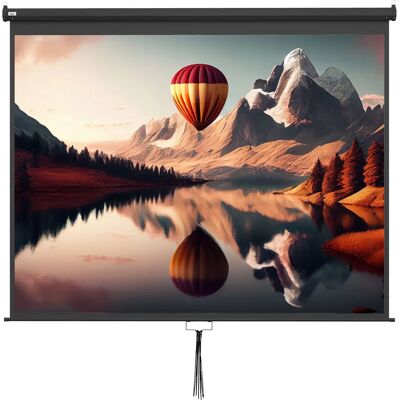 HOMCOM - 120in 4:3 - 244x183cm - Schermo di proiezione HOMCOM - 120in 4:3 - 244x183cm - Schermo di proiezione
