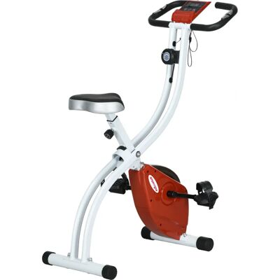 Vélo d'Appartement Magnétique Pliable Sportnow - 8 Niveaux de Résistance, Siège Réglable - Publicité Vélo d'Appartement Magnétique Pliable Sportnow - 8 Niveaux de Résistance, Siège Réglable - Publicité