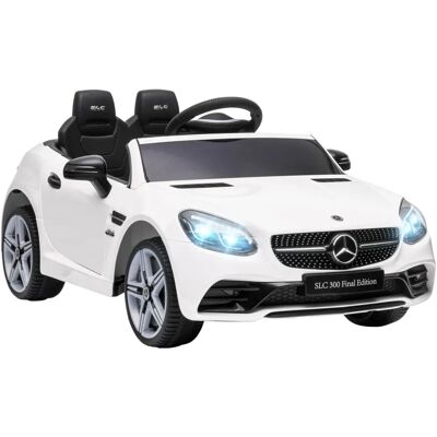 Auto elettrica bambini Mercedes SLC 300 bianco - Telecomando Auto elettrica bambini Mercedes SLC 300 bianco - Telecomando
