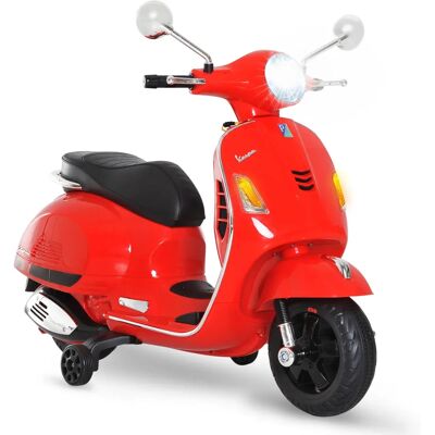 Homcom Vespa Scooter Elettrico per Bambini - Luci LED, USB, MP3 - 3-6 Anni Homcom Vespa Scooter Elettrico per Bambini - Luci LED, USB, MP3 - 3-6 Anni