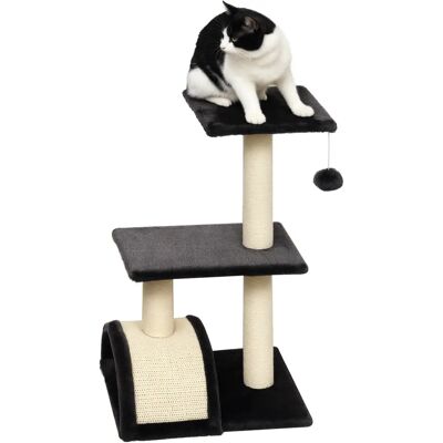 Pawhut Albero per Gatti 3 Livelli - Legno/Sisal - 40x35x72 cm Pawhut Albero per Gatti 3 Livelli - Legno/Sisal - 40x35x72 cm