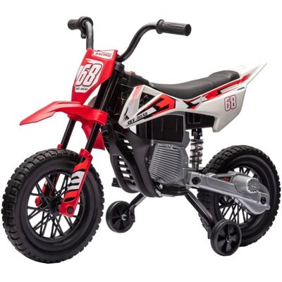 Moto Elettrica per Bambini con Rotelle di Supporto - Giocattolo per Bambini Moto Elettrica per Bambini con Rotelle di Supporto - Giocattolo per Bambini