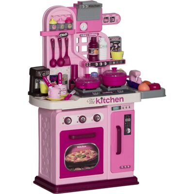 AIYAPLAY - 33-Piece Kitchen - Rosa - Toy Kitchen AIYAPLAY - 33-Piece Kitchen - Rosa - Toy Kitchen