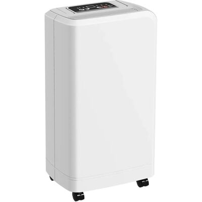 HOMCOM Deumidificatore Portatile 12L - Regolabile, Timer, Silenzioso HOMCOM Deumidificatore Portatile 12L - Regolabile, Timer, Silenzioso