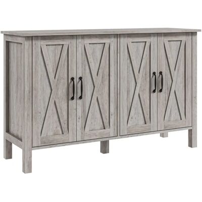 HOMCOM Armoire Multi-Usage Style Rustique - 120x37x75 cm - Publicité HOMCOM Armoire Multi-Usage Style Rustique - 120x37x75 cm - Publicité