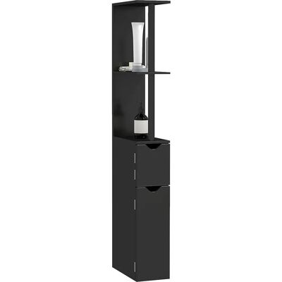 Kleankin Mobile bagno compatto con mensole - Spazio bagno Kleankin Mobile bagno compatto con mensole - Spazio bagno