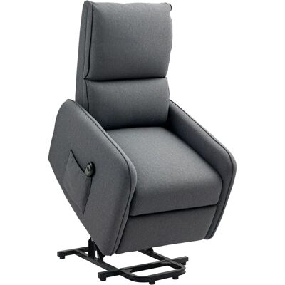 Poltrona Alzapersona Elettrica HOMCOM con Telecomando e Tasca Poltrona Alzapersona Elettrica HOMCOM con Telecomando e Tasca