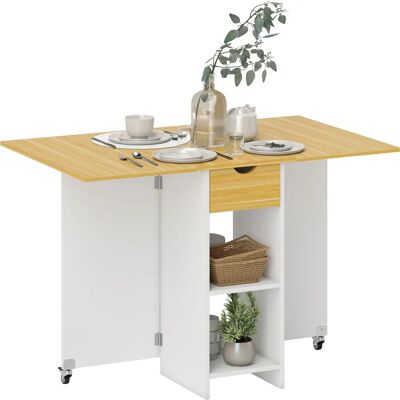 HOMCOM Tavolo da pranzo pieghevole per 2-4 persone - Tavolo HOMCOM Tavolo da pranzo pieghevole per 2-4 persone - Tavolo