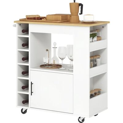 Homcom Carro de Cocina - 83x40x83 cm - Roble Homcom Carro de Cocina - 83x40x83 cm - Roble