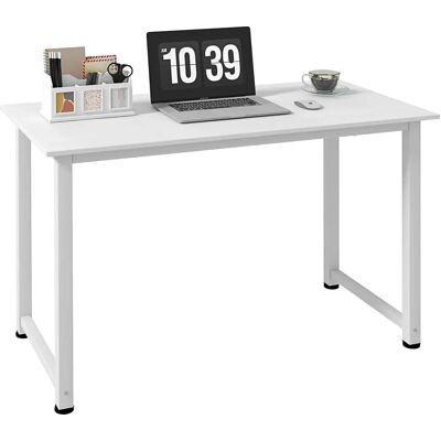 HOMCOM - Desk - White - 120x60x76 cm - Desk HOMCOM - Desk - White - 120x60x76 cm - Desk