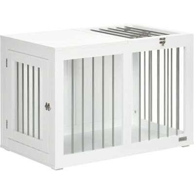 Pawhut - CasettaCani-Med - 80x50x56.5 cm - gabbia per cani Pawhut - CasettaCani-Med - 80x50x56.5 cm - gabbia per cani