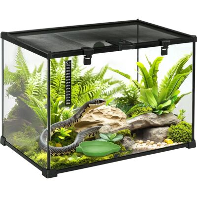 PawHut - Terrario tartarughe rialzato con serratura - 50x30x35 cm PawHut - Terrario tartarughe rialzato con serratura - 50x30x35 cm