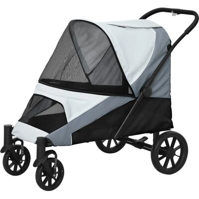 Pawhut - Dog Stroller - Grigio - 30 kg - Dog Stroller Pawhut - Dog Stroller - Grigio - 30 kg - Dog Stroller
