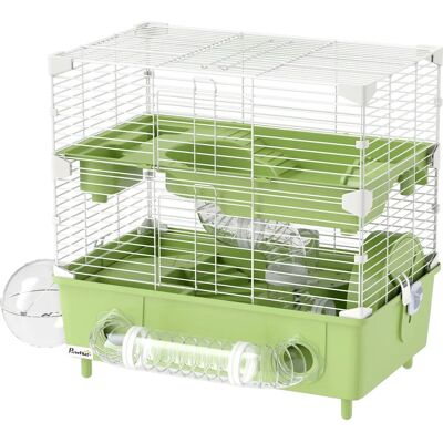 Pawhut - 2-Story - 2 levels - Green/White - Hamster Cage Pawhut - 2-Story - 2 levels - Green/White - Hamster Cage