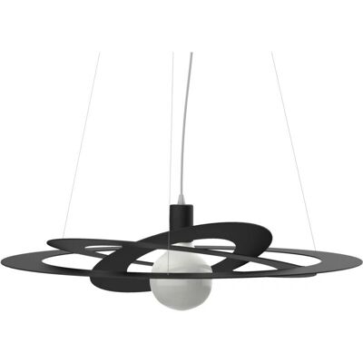 Lampada a Soffitto Orbital Lumicom - 60cm, Nero, E27, Max 42W Lampada a Soffitto Orbital Lumicom - 60cm, Nero, E27, Max 42W