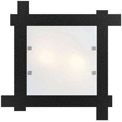 LUMICOM Leone Lámpara de Techo - Metal/Vidrio 40x40cm LUMICOM Leone Lámpara de Techo - Metal/Vidrio 40x40cm
