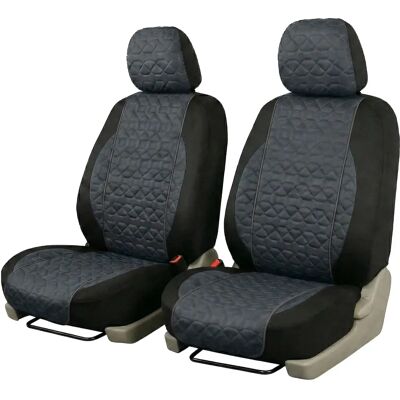 Lupex Shop – Funda para Asiento de Auto - Gris con línea Lupex Shop – Funda para Asiento de Auto - Gris con línea