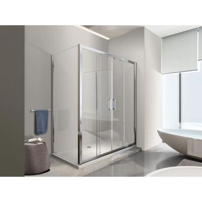 Cabina de Ducha Nala - Vidrio 6mm, Cierre magnético, Tecnología EasyClean Cabina de Ducha Nala - Vidrio 6mm, Cierre magnético, Tecnología EasyClean